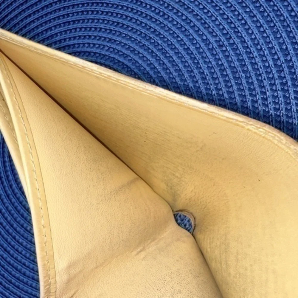 AUTHENTIC Louis Vuitton Marco Wallet. Previously owned. Light yellow.